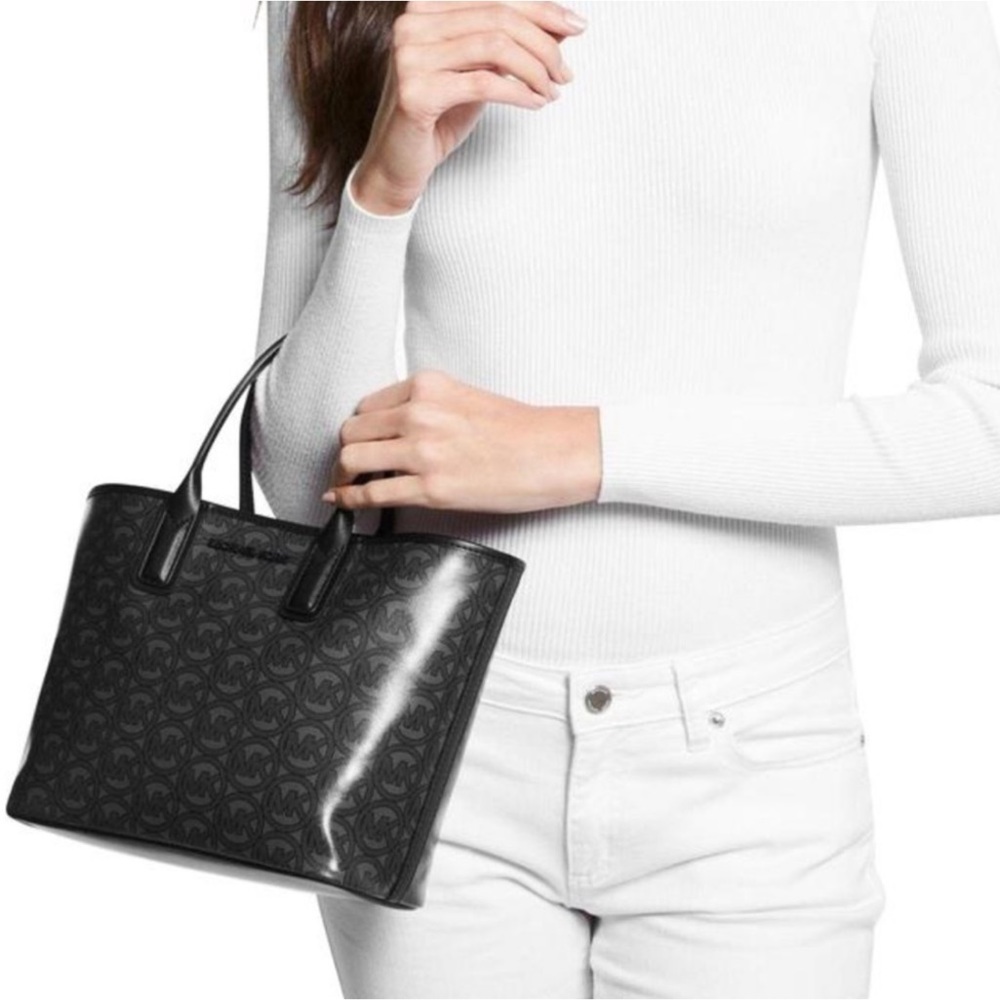 NEW Michael Kors black Jodie tote bag